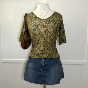 A-byer Women's Vintage Blouse